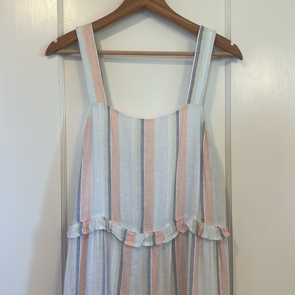 Rails NWT Sandy Dress in Biarritz Multi Stripe | Size XS | Linen Blend - Picture 9 of 15